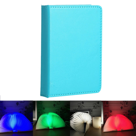 Luce notturna di piccole dimensioni con ricarica USB portatile creativa, Materiale PU di piccole dimensioni (Blu), Materiale PU di piccole dimensioni (Marrone)