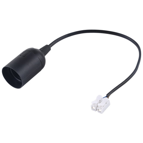 Supporto base portalampada E27 con cavo elettrico, lunghezza cavo: 28 cm, E27