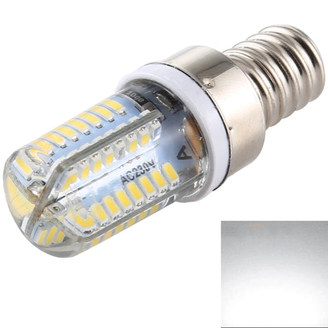 Luce a mais LED dimmable E12 SMD 3014 64 LED, CA 220 V, E12