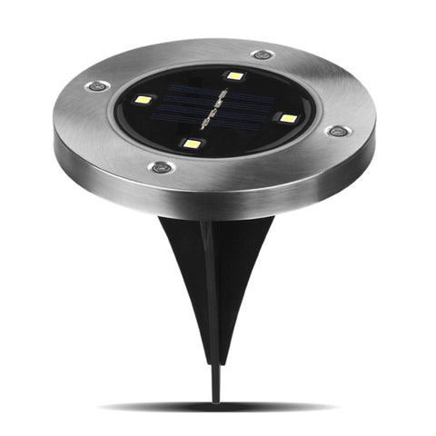 Lampada da incasso a terra SMD 5050 Lampada da esterno per esterni da giardino, 4 LEDs White Light, 4 LEDs Warm White Light