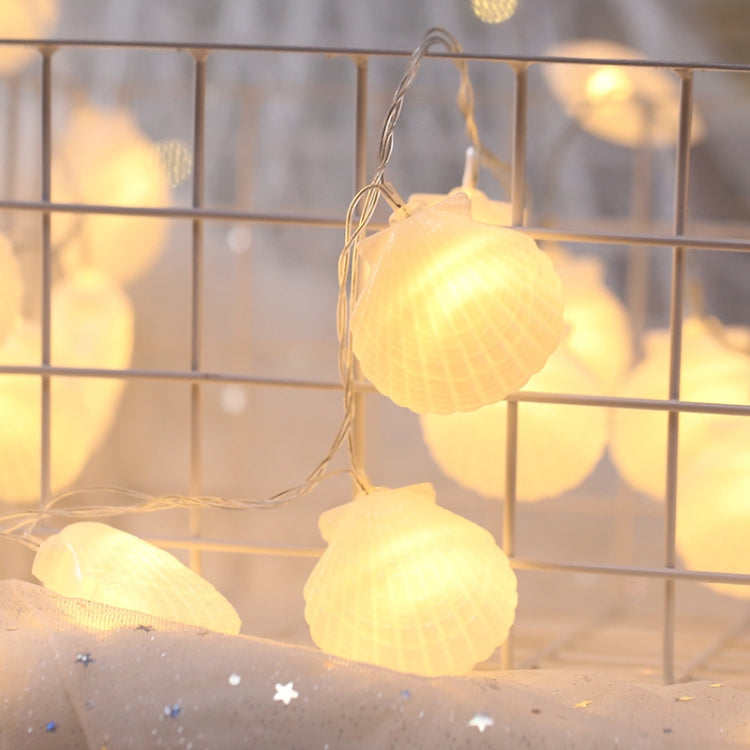 Teenage Style Warm Fairy LED Shell Lamp for Home Decor