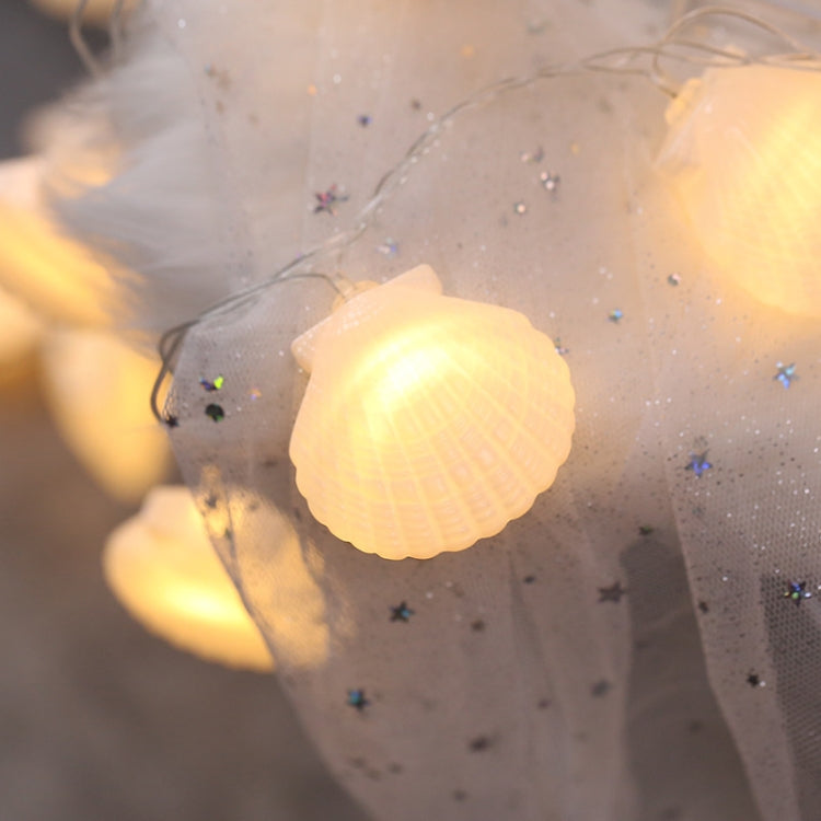 Teenage Style Warm Fairy LED Shell Lamp for Home Decor