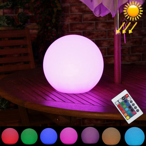 Luce LED colorata che cambia da giardino galleggiante con pannello solare in silicio monocristallino da 0,8 W e telecomando
