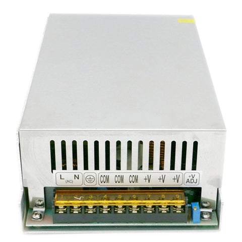 SOMPOM S-600-12 Alimentatore per monitor di illuminazione a strisce luminose a LED con guscio in ferro da 600 W 12 V 50 A, 600W 50A