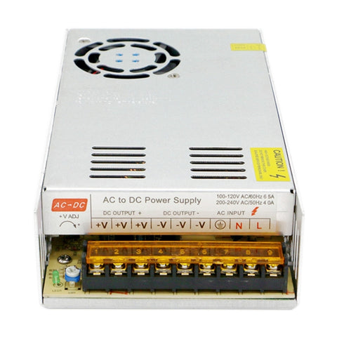 SOMPOM S-360-12 360W 12V 30A Driver con guscio in ferro LED Alimentatore per monitor di illuminazione a strisce luminose, 360W 30A