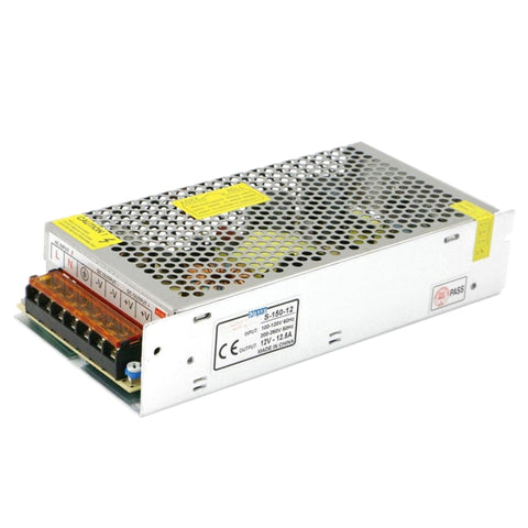 SOMPOM S-150-12 150W 12V 12.5A Driver con guscio in ferro LED Alimentatore per monitor di illuminazione a strisce luminose, 150W 12.5A