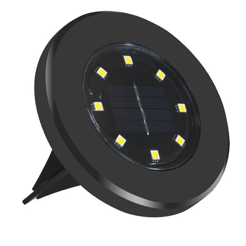 Set di 4 Lampade Interrate da Giardino a Energia Solare con 8 LED
