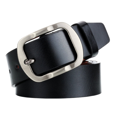 Dandali L8034 Cintura da uomo casual in pelle con fibbia anticata, dimensioni: 110-125 cm, L8034