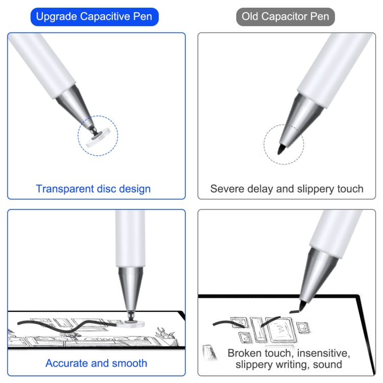 Strumenti di scrittura di cancelleria 2 in 1 Penna a sfera in metallo Penna stilo touch screen capacitivo per telefoni, tablet