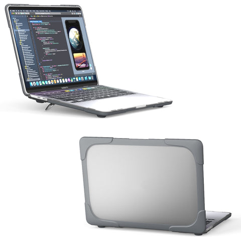 Per MacBook Pro 13 pollici 2022 e A2289 / A2251 / A2338 2020 PC + Custodia protettiva per laptop in due colori TPU