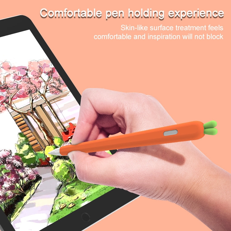 Silicone Protective Case for Apple Pencil 2 - Carrot Shape
