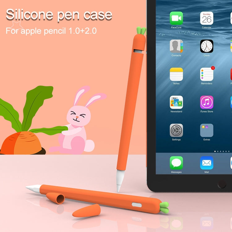 Silicone Protective Case for Apple Pencil 2 - Carrot Shape