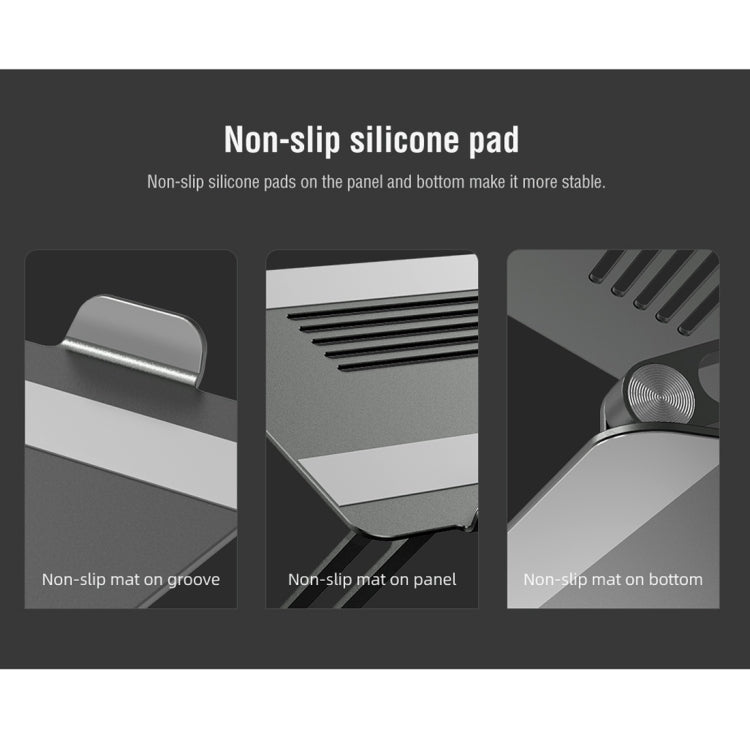 Supporto per notebook regolabile in lega di alluminio NILLKIN ProDesk