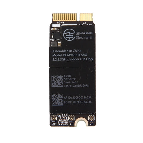 Scheda adattatore di rete Bluetooth 4.0 originale BCM94331CSAX per MacBook Pro 13,3 pollici e 15,4 pollici (2012）A1398 / A1425, A1398 / A1425
