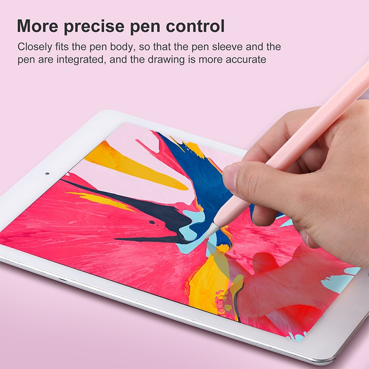 Custodia in silicone cartoon 4 in 1 per Apple Pencil 1 con penna stilo
