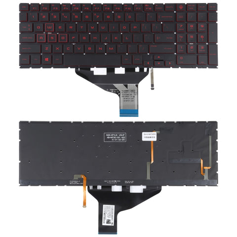 Pour le goût HP OMEN 15-DC 15-DH 15T-DC 17-CB version USA avec rétroéclairage rouge