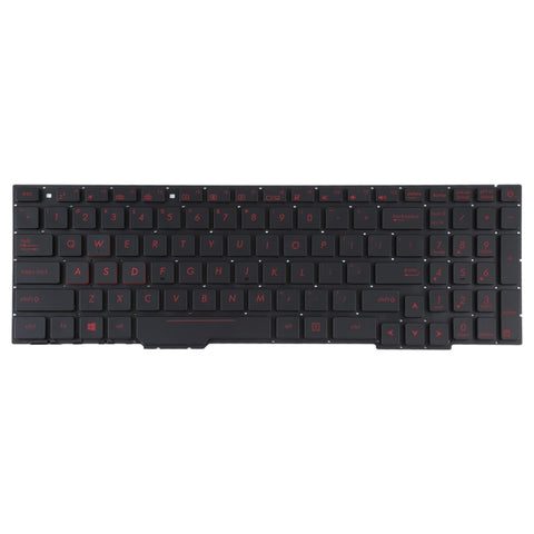 Pour Asus GL553VW ZX53V FX53VD ZX553 FX753 GL753 Version USA Tastiera avec rétroéclairage