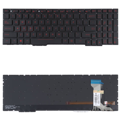 Pour Asus GL553VW ZX53V FX53VD ZX553 FX753 GL753 Version USA Tastiera avec rétroéclairage