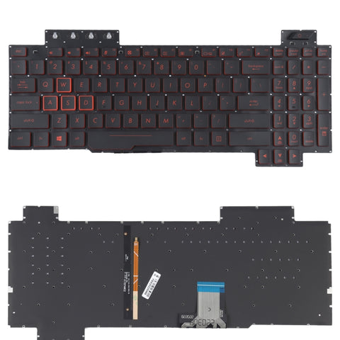 Pour Asus FX80 FX80GE FZ80G ZX80G FX505 Version USA Tastiera avec rétroéclairage