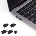 ENKAY 5-in-1 Dustproof Charging Port Plugs for MacBooks