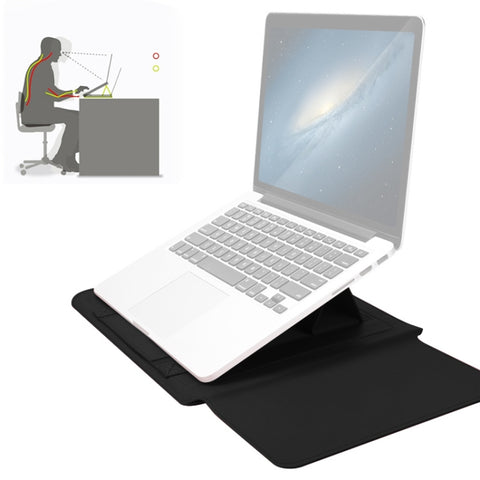 Borsa fodera universale per laptop in pelle PU impermeabile 4 in 1 con maniglia, supporto e portapenne + 2 avvolgitori + borsa per mouse + set di borse per caricabatterie per laptop da 15 pollici, 15 inch