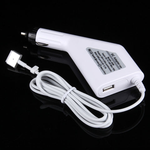 Caricabatteria da auto MagSafe 2 per MacBook 85W 20V 4.25A con porta