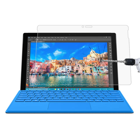 Pellicola in vetro temperato a schermo intero con durezza superficiale 0,4 mm 9H per Microsoft Surface 3 da 10,8 pollici, For Surface 3 10.8 inch
