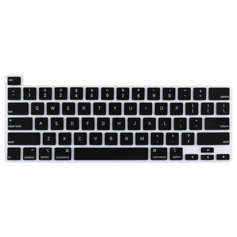 Pellicola protettiva per tastiera portatile in silicone antipolvere per MacBook Pro 13,3 pollici 2022, For MacBook Pro 13.3 inch 2022 (Black), For MacBook Pro 13.3 inch 2022 (White)