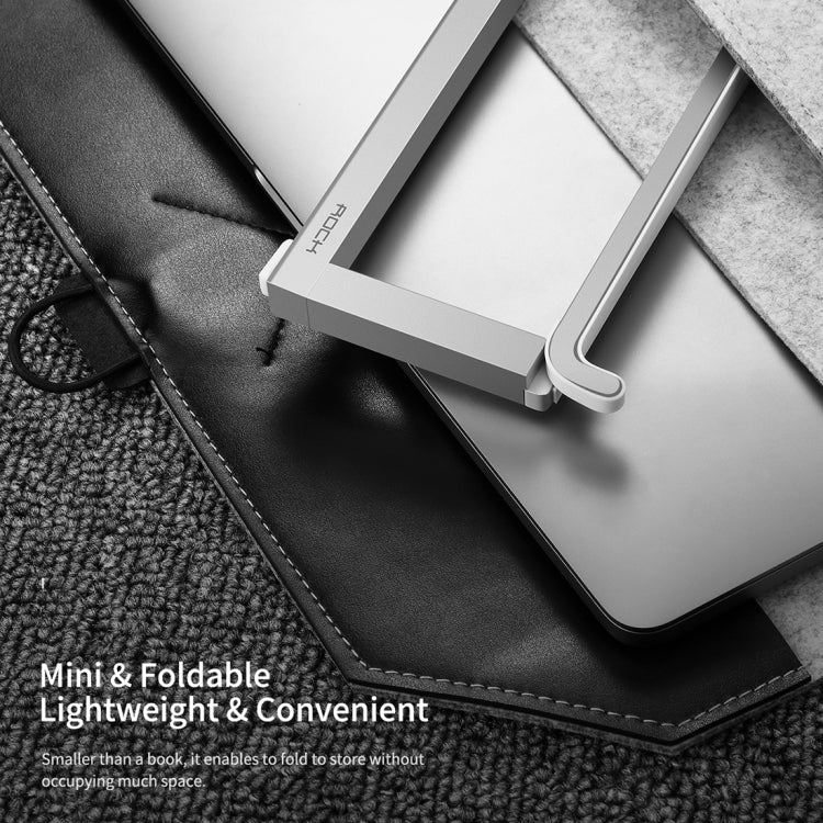 Supporto per staffa per laptop dal design pieghevole portatile ultrasottile ROCK Mini