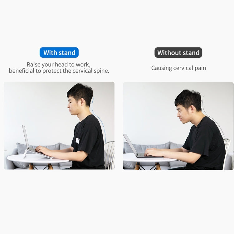 Supporto per staffa per laptop dal design pieghevole portatile ultrasottile ROCK Mini