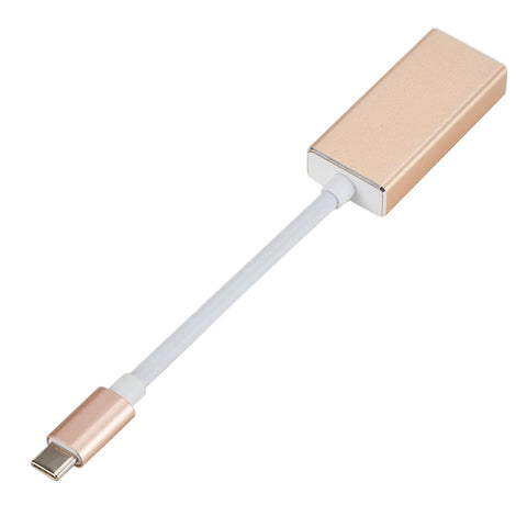 Convertisseur HD USB-C / Type-C 3.1 mâle vers DP féminin, longueur : 12 cm