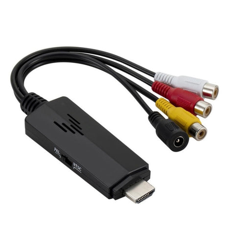 Adattatore convertitore video HD a 3RCA AV CVBS, HD Video to 3RCA