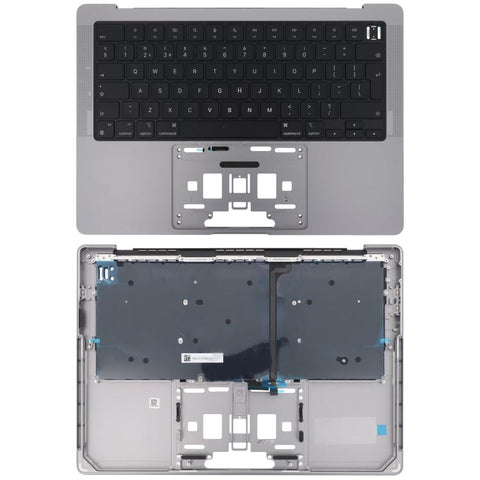 Pour MacBook Pro 14 pouces 2021 A2442 / 2023 A2779 Big Backspace Version UK avec coque C, A2442 / 2023 A2779, A2442 2021 / A2779 2023
