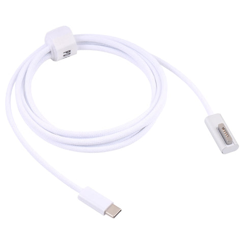 Câble d'alimentation 45 W / 65 W / 85 W / 100 W de MagSafe 1 à 5 broches (en forme de L) vers USB-C/Type-C PD, 45 W / 65 W / 85 W / 100 W MagSafe 1