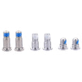 6 in 1 for Macbook Pro 13.3 inch A1708 Computer Case Bottom Cover Screws (4 Long + 2 Short), A1708 Cover Silver