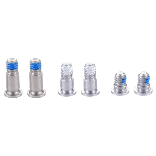6-in-1 MacBook Pro A1708 Case Screws Set - Silver Finish