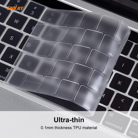 Cover protettiva in TPU per tastiera MacBook Pro 13,3" e 15,4" con