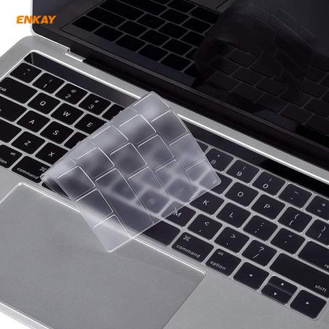 ENKAY Cover protettiva per tastiera in TPU per MacBook Pro 13,3 pollici A1706 / A1989 / A2159 e Pro 15,4 pollici A1707 / A1990 (con Touch Bar), versione USA
