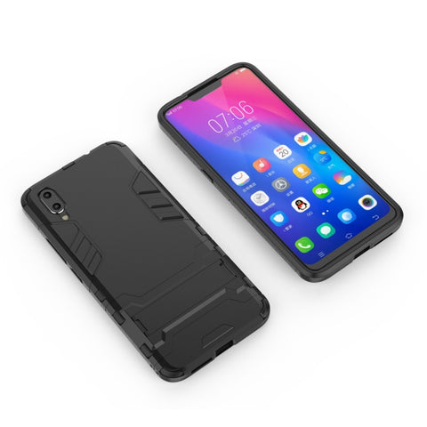 Custodia antiurto in PC + TPU per Vivo X23, con supporto, For Vivo X23