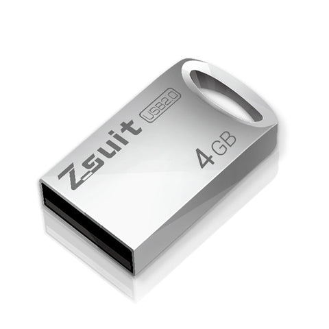 Mini disco flash USB en forme d'anneau en métal USB 2.0 adapté à 4 Go, 4 Go USB 2.0