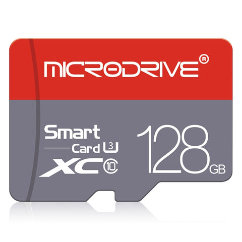 Carte de mémoire Microdrive Micro SD (TF) à haute vitesse classe 10 de 128 Go, 128 Go