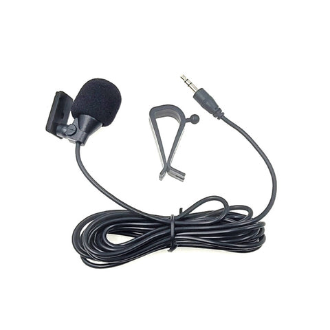 ZJ015MR Microfono a pasta esterno per DVD di navigazione per auto con presa diritta stereo da 2,5 mm, lunghezza: 3 m, Stereo 2.5mm Straight