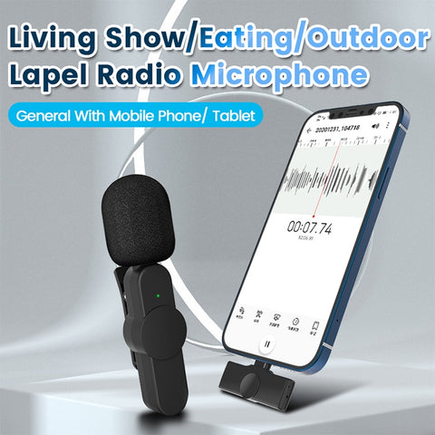 Microfono Wireless Lavalier EP033T con Interfaccia USB-C
