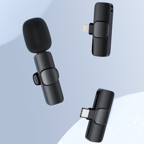 Microfono Lavalier Wireless Mini con Interfaccia LT07 a 8 Pin