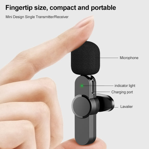 Microfono Lavalier Wireless AP031-1 con Riduzione del Rumore 3 in 1