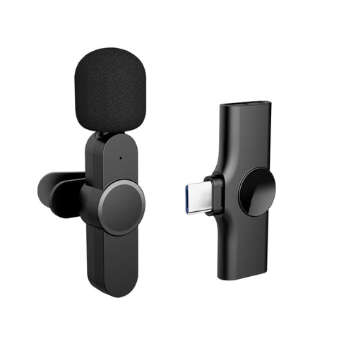 Microfono Lavalier Wireless per Trasmissione Live con Interfaccia