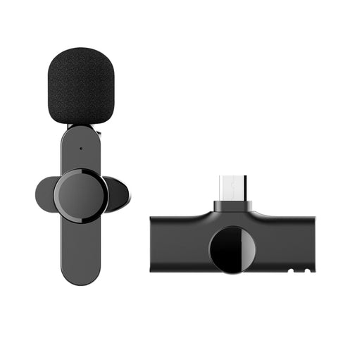 Microfono Lavalier Wireless per Trasmissione Live con Interfaccia