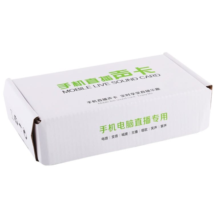 X7 Trasmissione in diretta Audio Cuffie USB Microfono Webcast Intrattenimento Streamer Scheda audio per telefono, computer PC