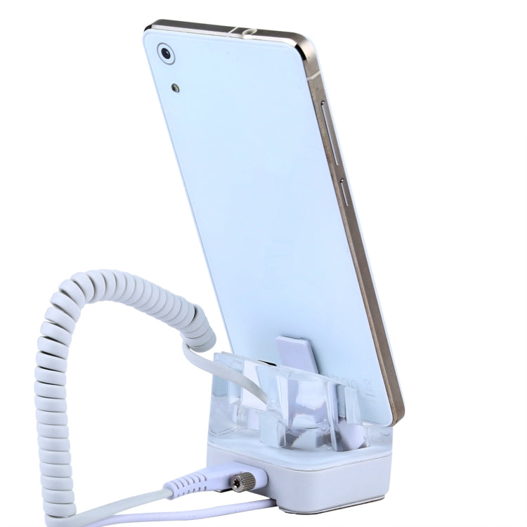 Supporto per display antifurto S10 / supporto per display antifurto con telecomando per telefoni cellulari con porta micro-USB