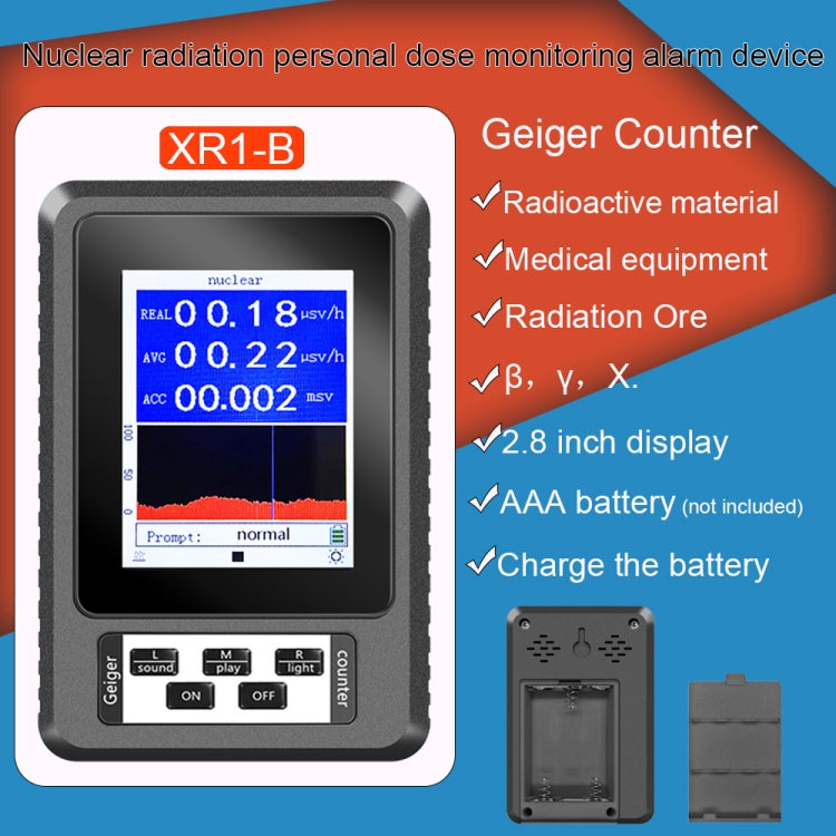 Digital Nuclear Radiation Detector - XR1-B for Safe
